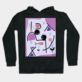 Kids among Chaos Stick Figure Hoodie